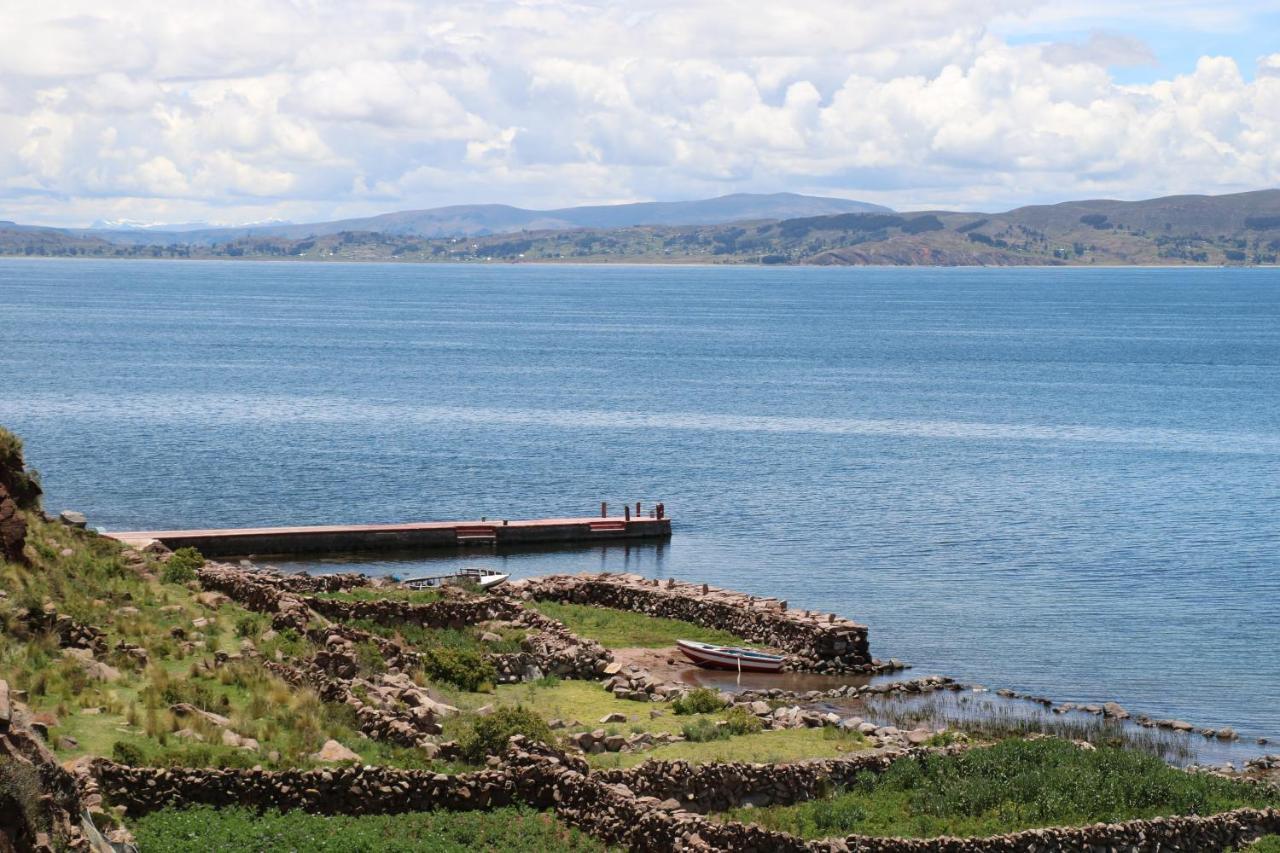 Inka Lake Taquile Lodge Huillanopampa Екстериор снимка